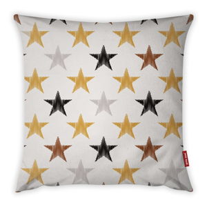 Poszewka na poduszkę Vitaus Christmas Period Stars Pattern, 43x43 cm