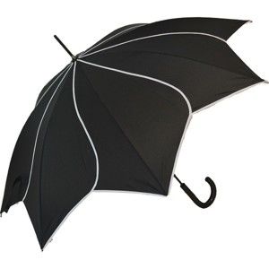 Czarny parasol Windmill, ⌀ 105 cm