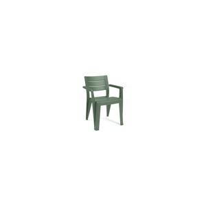 Zielone plastikowe krzesło ogrodowe Julie – Keter