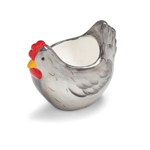 Kieliszek na jajko w kształcie kury z glazurowanej ceramiki Cooksmart ® Farmers Kitchen