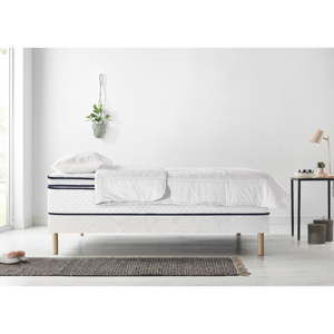Komplet łóżka 2-osobowego, materaca i kołdry Bobochic Paris Simeo, 90x200 cm + 90x200 cm