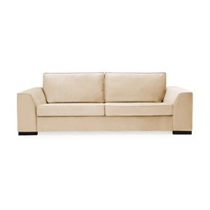 Jasnobeżowa sofa 3-osobowa Vivonita Bronson