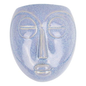 Niebieska doniczka ścienna PT LIVING Mask, 16,5x17,5 cm