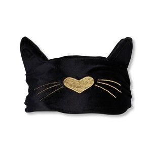 Czarna maska do spania Tri-Coastal Design Cat