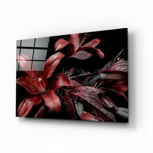 Szklany obraz Insigne Red Lillies