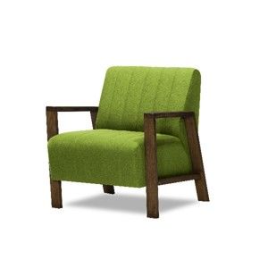 Zielony fotel Miljä Alti
