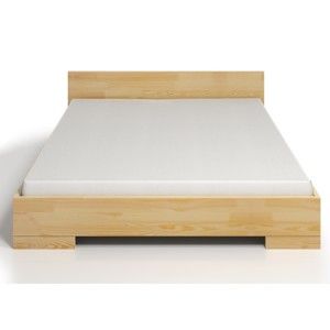 Łóżko 2-osobowe z drewna sosnowego ze schowkiem SKANDICA Spectrum, 180x200 cm