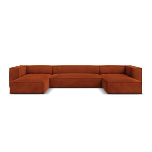 Pomarańczowy narożnik (w kształcie litery "U") Madame – Windsor & Co Sofas