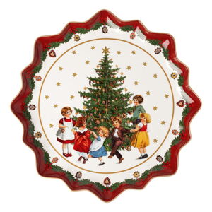 Porcelanowy talerz z motywem świątecznym Villeroy & Boch, ø 39 cm