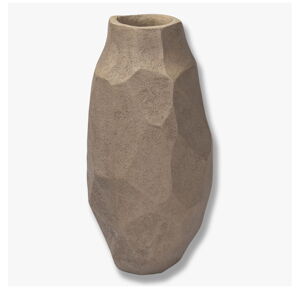 Beżowy wazon z polyresinu 18 cm Nuki - Mette Ditmer Denmark
