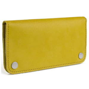 Żółty portfel skórzany Woox Triviala Lutea