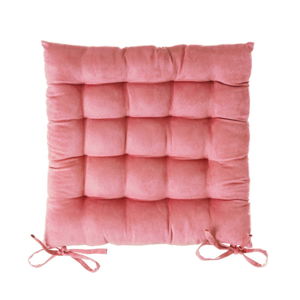Różowa poduszka na krzesło Casa Selección, 40x40 cm