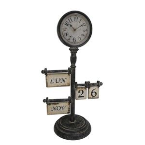 Zegar stołowy z kalendarzem Antic Line