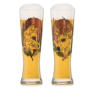Zestaw 2 szklanek do piwa ze szkła kryształowego Ritzenhoff Black Label Tobias Tietchen, 660 ml