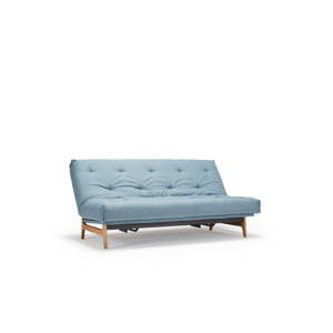 Jasnoniebieska rozkładana sofa Innovation Aslak Dance Light Blue, 81x200 cm