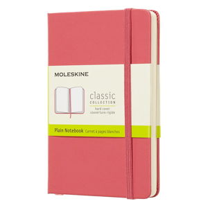 Różowy notatnik w twardej oprawie Moleskine Daisy, 192 stron