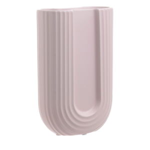 Różowy ceramiczny wazon InArt Elegant, wys. 24 cm