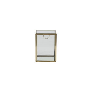 Szklany pojemnik dekoracyjny w kolorze złota Mirina – Light & Living