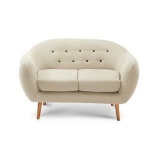 Kremowa sofa 2-osobowa Scandi by Stella Cadente Maison Constellation