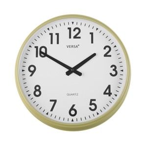 Wiszący waniliowy zegar kuchenny Versa, ⌀ 37 cm