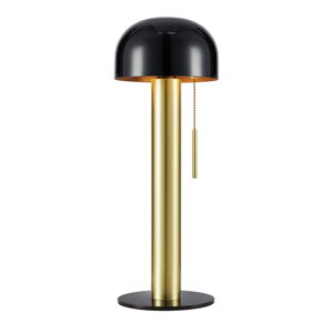 Czarna/złota lampa stołowa (wysokość 46 cm) Costa – Markslöjd