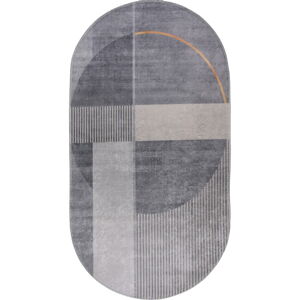 Szary dywan odpowiedni do prania 120x180 cm Oval – Vitaus