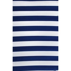 Niebiesko-biały dwustronny dywan zewnętrzny Green Decore Classic, 120x180 cm