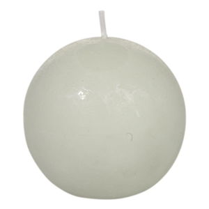 Biała świeczka J-Line Ball