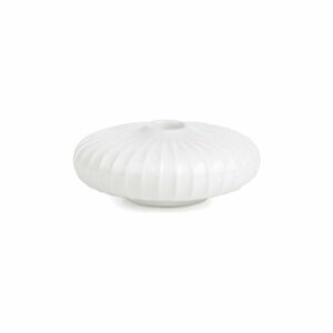 Biały porcelanowy świecznik Kähler Design Hammershoi, ⌀ 11,5 cm