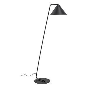Czarna lampa stojąca z metalowym kloszem (wysokość 165 cm) Latisha – Bloomingville