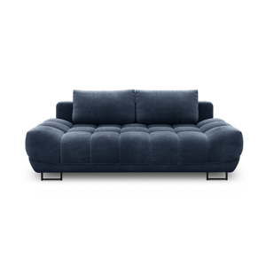 Niebieska 3-osobowa sofa rozkładana Windsor & Co Sofas Cumulus