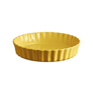 Żółta ceramiczna forma do ciasta Emile Henry, ⌀ 28 cm