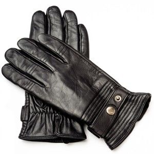 Męskie czarne rękawiczki skórzane Pride & Dignity Dennis, rozmiar XL