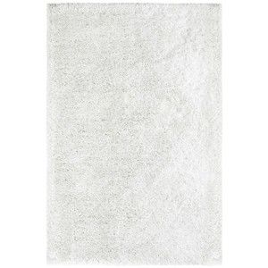 Biały dywan wykonany ręcznie Obsession My Touch Me Whit, 40x60 cm