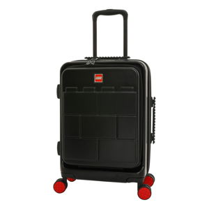 Czarna dziecięca walizka na kółkach z zamkiem LEGO® Fasttrack 20