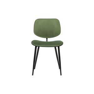 Zielone aksamitne krzesło Jackie – WOOOD
