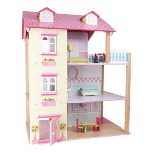 Drewniany dom dla lalek Legler Dolls