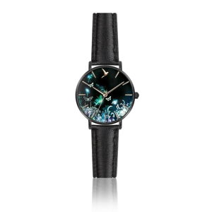 Damski zegarek z czarnym paskiem ze skóry naturalnej Emily Westwood Dream