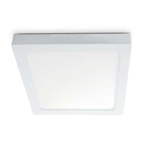 Biała lampa sufitowa LED Kobi Sigaro, szer. 30 cm