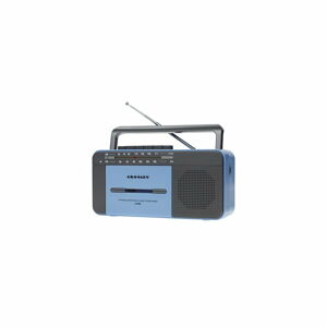 Niebiesko-szary magnetofon Crosley Cassette