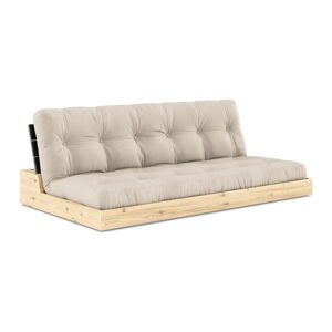 Beżowa rozkładana sofa 196 cm Base – Karup Design