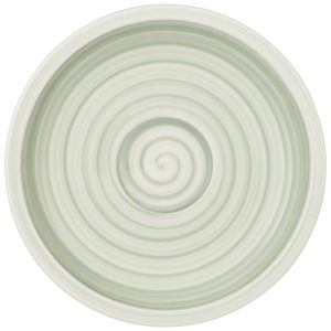 Zielono-biały porcelanowy spodek Villeroy & Boch Artesano Nature, 12 cm
