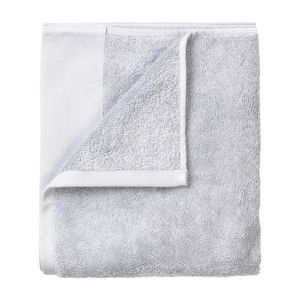 Zestaw 4 jasnoszarych ręczników Blomus. 30x30 cm