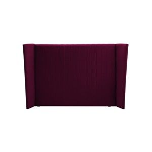 Bordowy zagłówek łóżka Cosmopolitan design Vegas, 160x120 cm