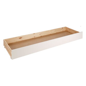 Biała szuflada pod łóżko dziecięce PINO – Vipack