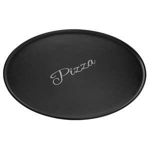 Czarny kamionkowy talerz na pizzę Premier Housewares Mangé
