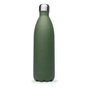Zielona podróżna butelka ze stali nierdzewnej 1 l Granite - Qwetch