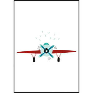 Plakat Imagioo Plane, 40x30 cm