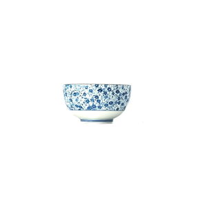 Niebiesko-biała miska ceramiczna MIJ Daisy, ø 13 cm