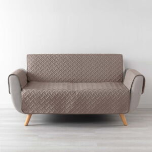 Brązowy ochronny pokrowiec na sofę 4-osobowy Lounge – douceur d'intérieur